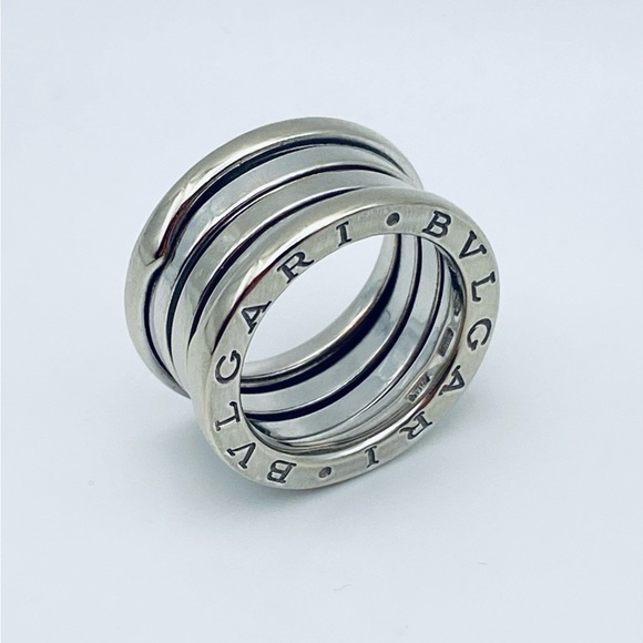 Bvlgari White Gold B.Zero1 Band Ring - Picture 2 of 7
